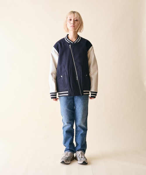 rehacer（レアセル） スタジャン : Slant Riders Studium JKT