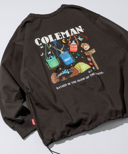 Coleman（コールマン） tシャツ 別注 バックプリント スピンドル