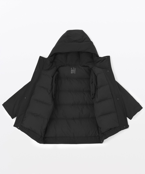 無印良品　黒のダウンジャケット XL 女性用 無印良品（MUJI） ダウンコート ダウンジャケット 婦人 撥水ダウン