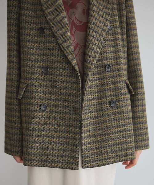 ジャケット テーラードジャケット フランネルツイードジャケット