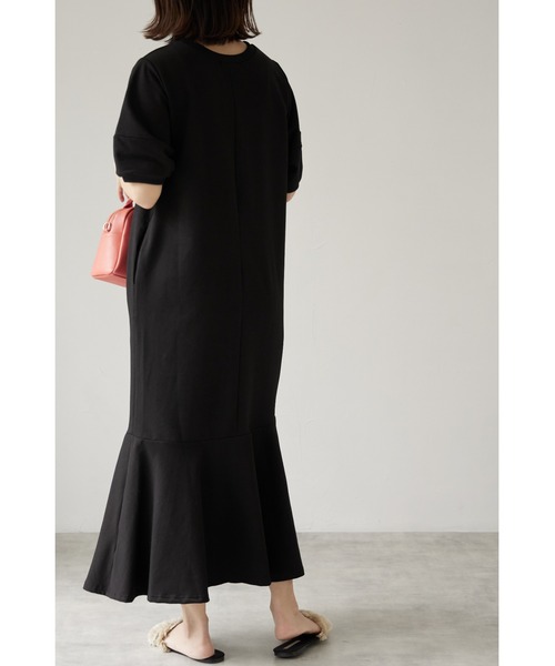 「&. NOSTALGIA」 半袖ワンピース FREE オートミール レディース_画像3