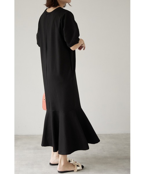 「&. NOSTALGIA」 半袖ワンピース FREE オートミール レディース_画像4