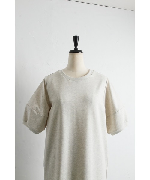 「&. NOSTALGIA」 半袖ワンピース FREE オートミール レディース_画像5