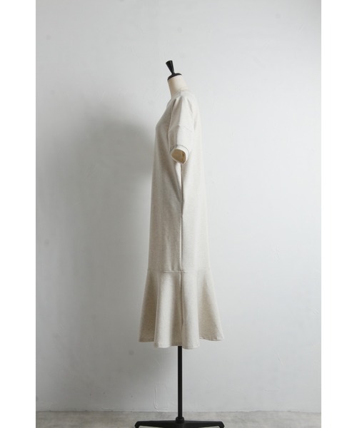 「&. NOSTALGIA」 半袖ワンピース FREE オートミール レディース_画像8