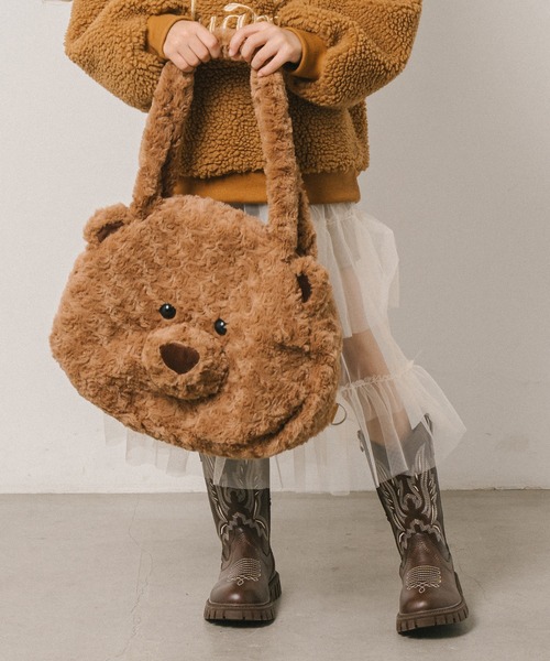 CHANELノベルティ ショルダーバッグ　クマエコバッグ付き ❣️ ミニトートバッグ レディース くま くまさん おしゃれ [名入れ可