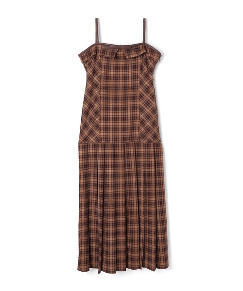 M DOLLY ワンピース *M DOLLY original* check angelica long dress