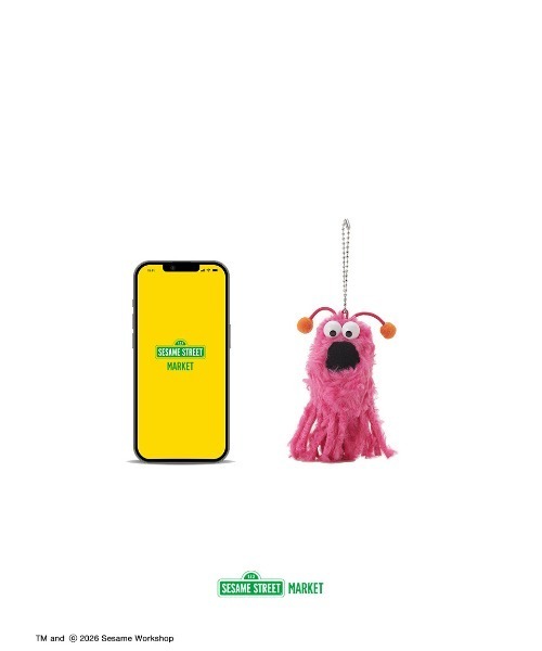 SESAME STREET（セサミストリート） キーケース ぬいぐるみチャーム