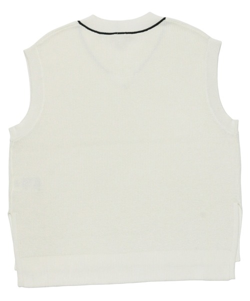 「Pitta Re:)」 ニットベスト M ネイビー レディース_画像2