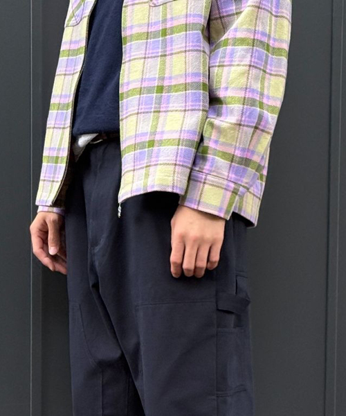 BoTT（ボット） シャツ Zip-Up Flannel Shirt メンズ レディース