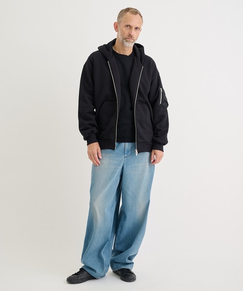CINOH（チノ） パーカー 「CINOH/チノ」別注 CIGAR POCKET ZIP UP