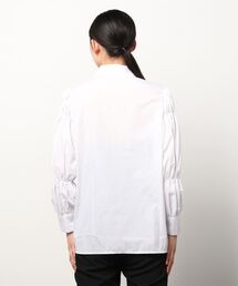 「Dream garden」 長袖シャツ S ホワイト レディースの画像3