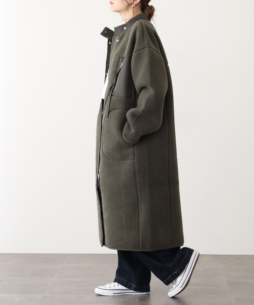 【yy】F.DOM　ボアロングコート LIBJOIE（リブジョア）の「ボアロングコート（チェスターコート）」 - WEAR