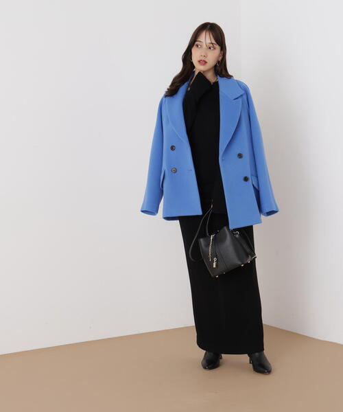 ピンキー＆ダイアン（PINKY&DIANNE）/◆ウールジャージタックドレープロングワンピース PINKY&DIANNE（ピンキー アンド ダイアン） ワンピース ウールジャージ