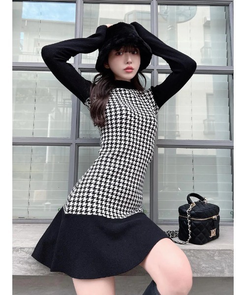 Darich♡ワンピース♡ニットトップス♡ブラック Darich（ダーリッチ） ニットワンピース FREE ブラック レディース