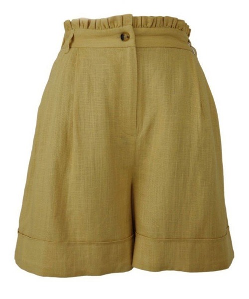 「CISLYS」 ハーフパンツ 1 キャメル レディース_画像4