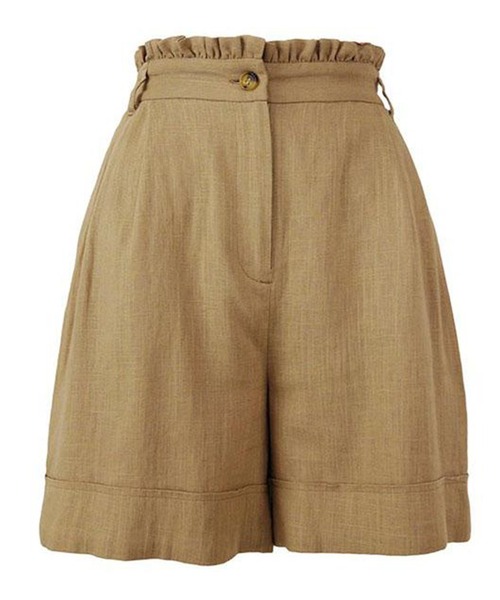 「CISLYS」 ハーフパンツ 1 キャメル レディース_画像6