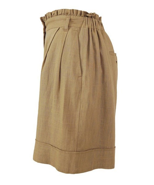 「CISLYS」 ハーフパンツ 1 キャメル レディース_画像9