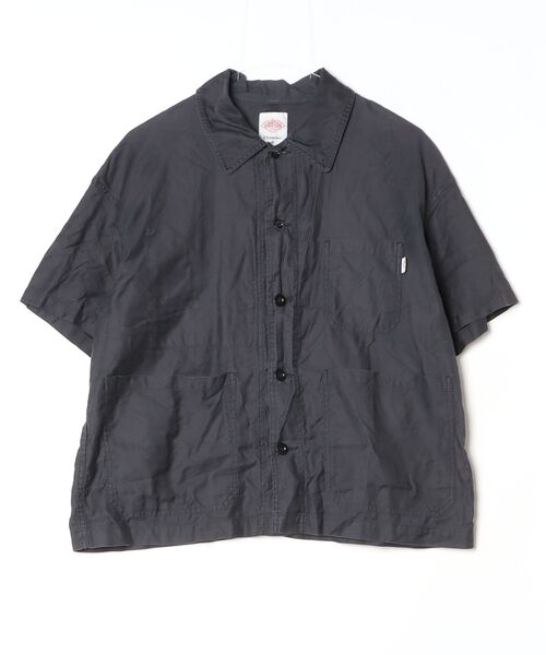 Danton（ダントン） 半袖シャツ 36 ブラック レディース : ZOZOTOWN 