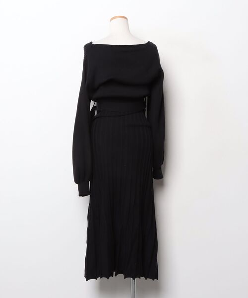 「dazzlin」 ニットワンピース FREE ブラック レディース_画像2