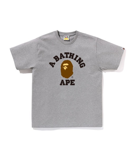 A BATHING APE（アベイシングエイプ） tシャツ COLLEGE TEE メンズ