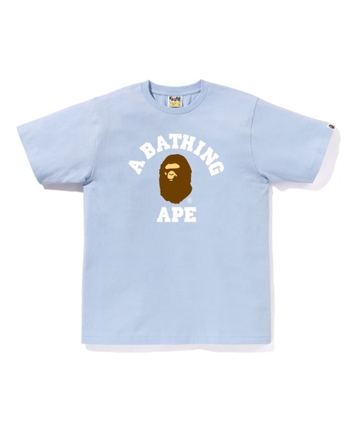A BATHING APE（アベイシングエイプ） tシャツ COLLEGE TEE メンズ