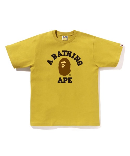 A BATHING APE（アベイシングエイプ） tシャツ COLLEGE TEE メンズ