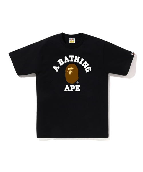 A BATHING APE（アベイシングエイプ） tシャツ COLLEGE TEE メンズ