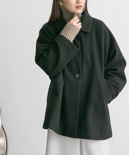 KBF（ケービーエフ） ピーコート ONE ベージュ レディース : ZOZOTOWN