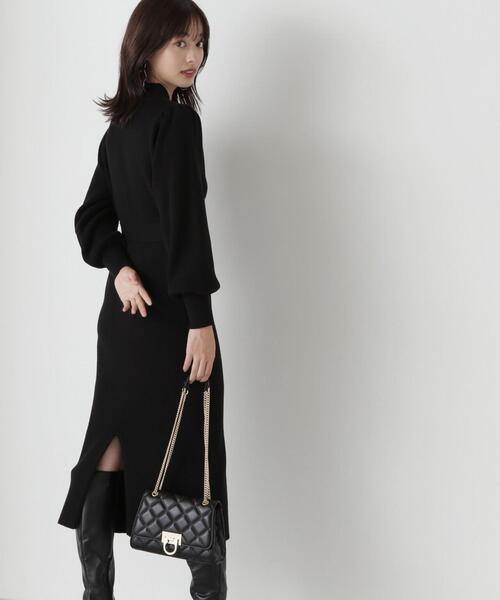 「PROPORTION BODY DRESSING」 ニットワンピース SMALL ホワイト系その他 レディース_画像4