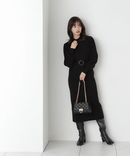 「PROPORTION BODY DRESSING」 ニットワンピース SMALL ホワイト系その他 レディース_画像6