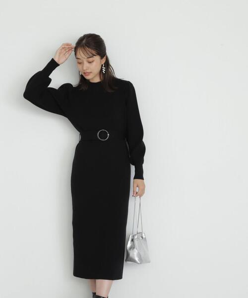 「PROPORTION BODY DRESSING」 ニットワンピース SMALL ホワイト系その他 レディース_画像9