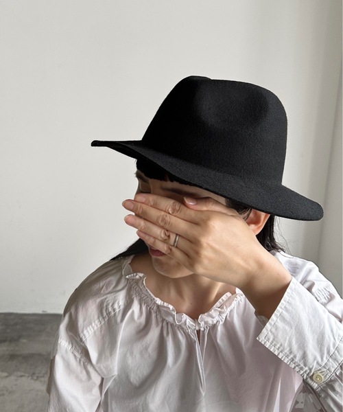 「COMMON WARE」 ハット FREE ブラック レディース_画像8