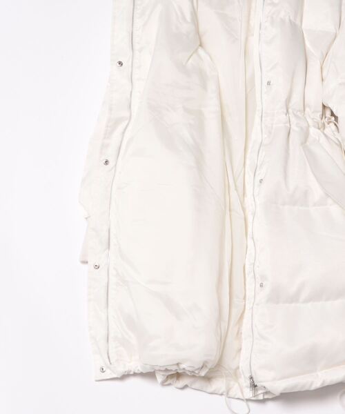 「Miss Arrivo」 ダウンジャケット MEDIUM オフホワイト レディース_画像3