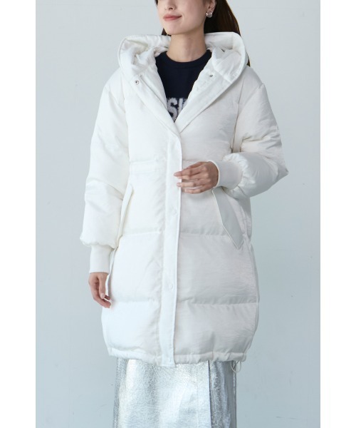 「Miss Arrivo」 ダウンジャケット MEDIUM オフホワイト レディース_画像7