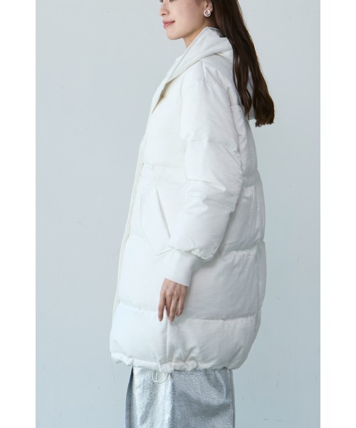 「Miss Arrivo」 ダウンジャケット MEDIUM オフホワイト レディース_画像8