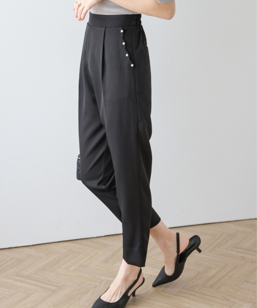 「La-gemme」 パンツ L ネイビー レディース_画像6