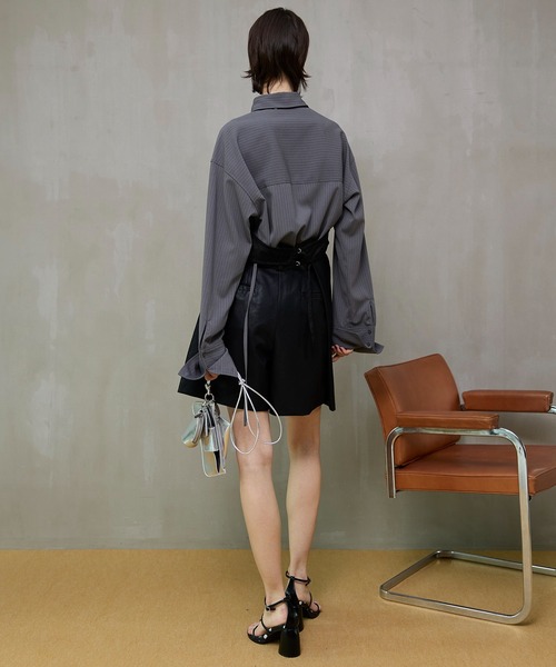 MAISON SPECIAL（メゾンスペシャル） デニムスカート Drape V-Neck