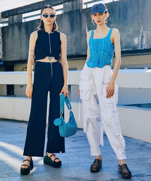 MAISON SPECIAL（メゾンスペシャル） ニットベスト FREE グレー