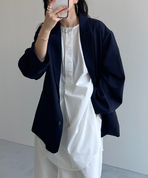 「wee9s」 長袖シャツ FREE ライトブルー レディース_画像5