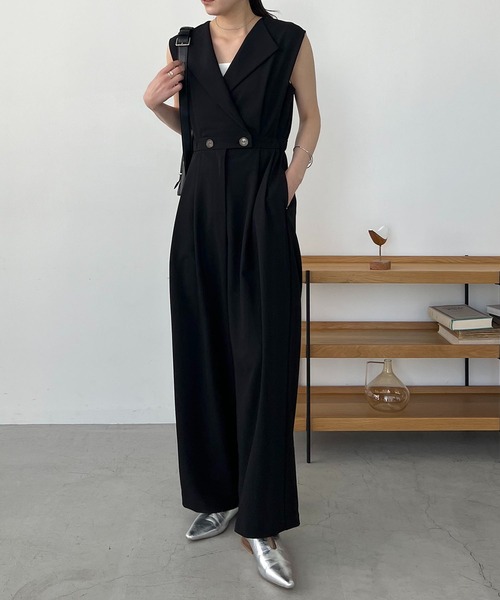 「CAPRICIEUX LE'MAGE」 オールインワン 36 ベージュ レディース_画像2