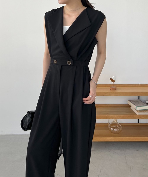 「CAPRICIEUX LE'MAGE」 オールインワン 36 ベージュ レディース_画像4