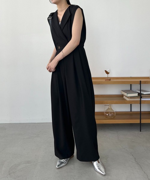 「CAPRICIEUX LE'MAGE」 オールインワン 36 ベージュ レディース_画像6