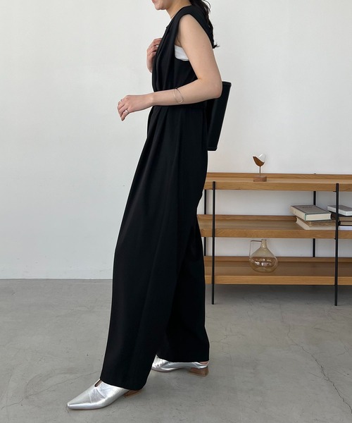 「CAPRICIEUX LE'MAGE」 オールインワン 36 ベージュ レディース_画像8