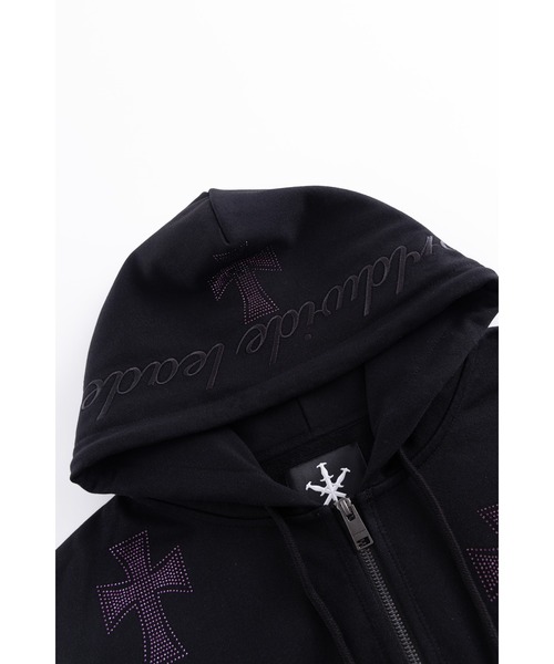 本日限定値下げunknown london パーカー ラインストーン M UNKNOWN LONDON（アンノウンロンドン） アンノーンロンドン RHINESTONE
