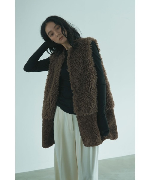 marjour（マージュール） ベスト ジレ BOA PANEL VEST レディース 