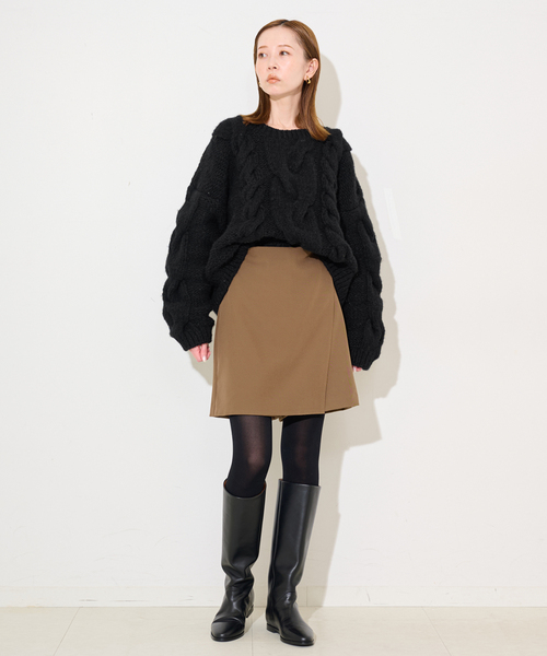 81BRANCA（ハチイチブランカ） ニット セーター SLOBE別注 ケーブル