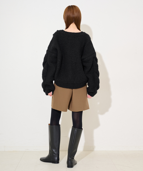 81BRANCA（ハチイチブランカ） ニット セーター SLOBE別注 ケーブル