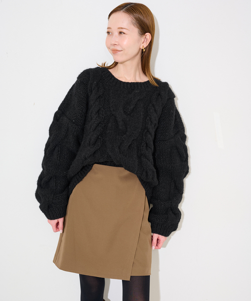 81BRANCA（ハチイチブランカ） ニット セーター SLOBE別注 ケーブル