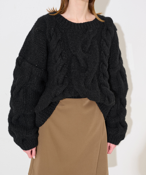 81BRANCA（ハチイチブランカ） ニット セーター SLOBE別注 ケーブル