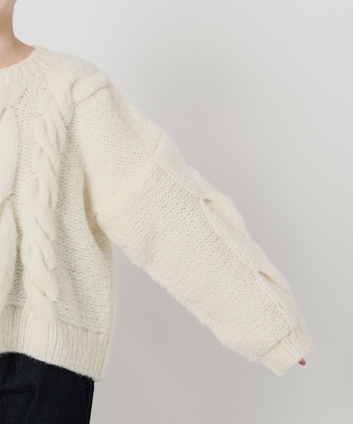 81BRANCA（ハチイチブランカ） ニット セーター SLOBE別注 ケーブル
